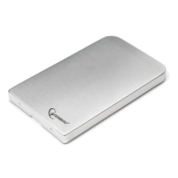 Внешний корпус Gembird USB 2.0 для 2.5" HDD/SSD, порт mini USB, SATA III, металл, серебристый, коробка, EE2-U2S-41-S