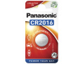 Батарейка Panasonic Lithium CR2016 BL1 (CR-2016EL/1B) (литиевый электролит, напряжение: 3 В, емкость: 90 мА·ч)
