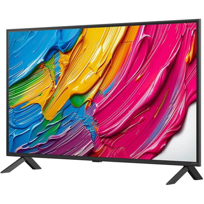 Телевизор ЖК 43'' LG/ 43", Ultra HD, Dynamic QNED Color, Local Dimming, Smart TV, WebOS, Wi-Fi, DVB-T2/C/S2, MR, 60Hz Native, 2.0ch 20W , 2 HDMI, 2 USB, 2 Pole, Charcoal Black, 2025 (43QNED80A6A.ARUG)