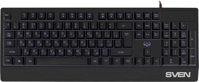 Клавиатура проводная игровая SVEN KB-G8300 SV-019280
