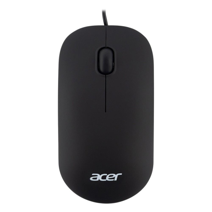 Мышь проводная Acer OMW122, оптическая, USB, 1200dpi, черный [zl.mceee.00v]