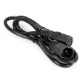 Кабель питания ExeGate Power EC-1P-C13- C14/3x0.5Cu IEC 320 C13 - IEC 320 C14, VDE-250V-3*0.5 mm2, медь, черный, 6A, 1м EP280621RUS