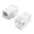 Модуль Vention Keystone Jack Cat.6 неэкранированный 180 градусов Белый (IRHW0)