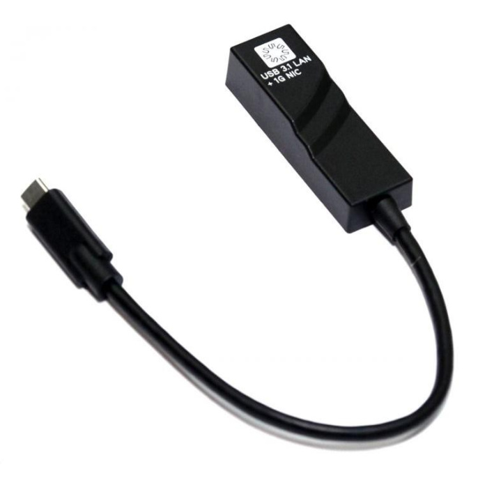 5bites Кабель-адаптер UA3C-45-07BK USB3.1 сетевая карта / RJ45 1G / BLACK