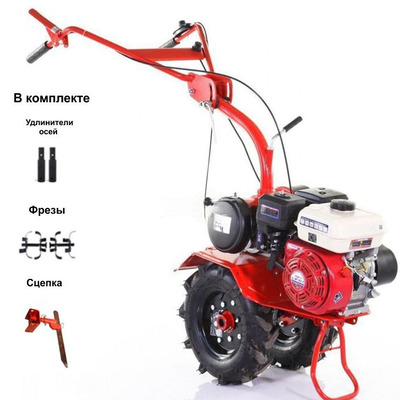 Мотоблок АГАТ Салют А7 с двигателем АГАТ 7.0 л.с. без дистанционного переключателя