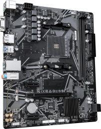 Материнская плата Gigabyte A520M S2HP Soc-AM4 AMD A520 2xDDR4 mATX AC`97 8ch 7.1 GbLAN RAID+VGA+HDMI+DP