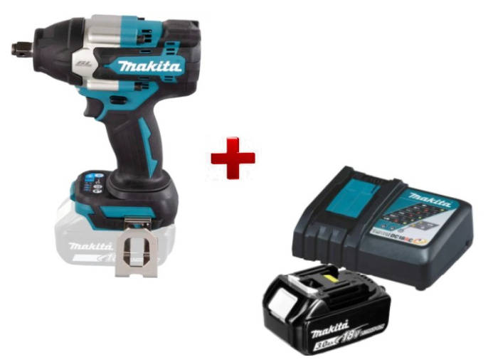 Аккум. ударный гайковерт MAKITA DTW700Z в кор. + АКЦИЯ АКБ BL1830 и ЗУ DC18RC DTW700ZA1