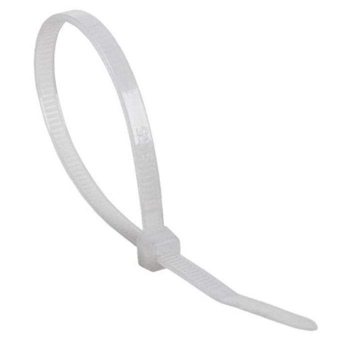 Rexant 07-0150-25 Стяжка кабельная нейлоновая 150x2,5мм, белая 25 шт/уп