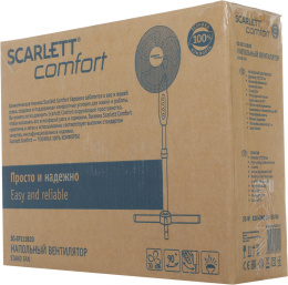 Вентилятор напольный Scarlett SC-SF111B20, белый и серый