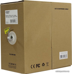 Кабель ExeGate UTP4-C5e-CCA-S26-IN-PVC-GY-305 UTP 4 пары кат.5e CCA, 0.41мм (26AWG), 305м, серый, PVC EX261518RUS