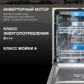 Посудомоечная машина встраив. Hyundai HBD 685 2100Вт полноразмерная нержавеющая сталь инвертор