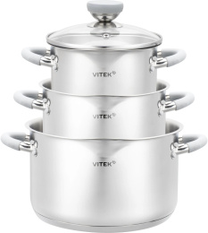 Набор кастрюль Vitek Вкус жизни VT-SS1226 6 предметов