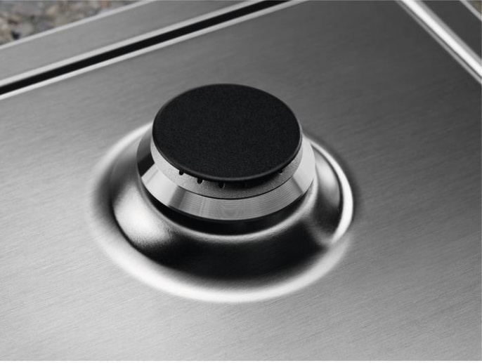 Газовая варочная панель Electrolux KGS6424SX, 4 конфорки, нержавеющая сталь, серебристый