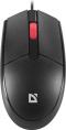 Мышь проводная DEFENDER Delta Дельта MM-523 черный USB, 1000dpi, 3but 52523
