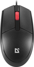 Мышь проводная DEFENDER Delta Дельта MM-523 черный USB, 1000dpi, 3but 52523