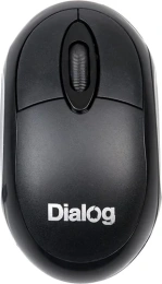 Мышь MROC-10U Dialog Comfort RF 2.4G Optical - 3 кнопки ролик прокрутки, USB, черная