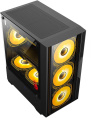 Корпус mATX BLOODY CC-123, Mini-Tower, без БП, черный [cc-123-bk]