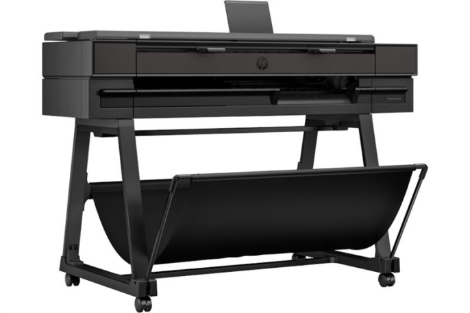 Широкоформатный принтер HP DesignJet T850 MFP p/s/c, 36",4color,2400x1200dpi,2Gb,25sppA1, 90 A1 p/hr, max roll d 100mm, GigEth/Wi-Fi,stand,media bin,rollfeed,sheetfeed,tray50 A3/A4 ,autocutter,black, repl. F9A30D (2Y9H2A#B19)