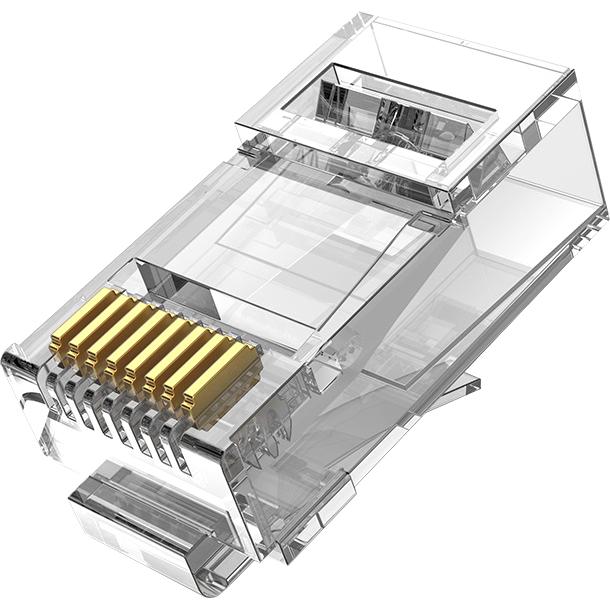 Коннектор Vention RJ45 8p8c , UTP, cat. 6A, под витую пару 50шт. (IDGR0-50)