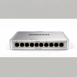 Коммутатор сетевой UGREEN CM939 75289EU 16-Port Gigabit Ethernet Switch Aluminum Housing EU. Цвет: серый космос 75289EU_
