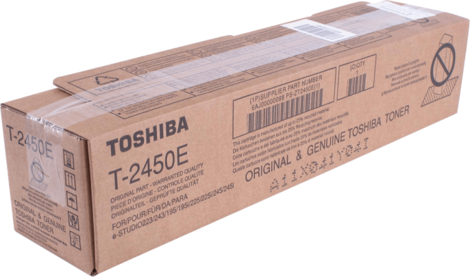 Картридж Toshiba T-2450E 6AJ00000088 оригинальный для Toshiba E-Studio 195/ 223/ 243/ 225/ 245, увеличенный, 25000 стр. для e-STUDIO223/243/195/225/245 6AJ00000216