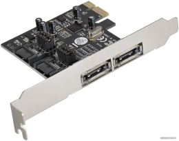 Контроллер ExeGate EXE-501 (PCI-E x1 v2.0, SATA3 6Gb/s, 2 int.+2 ext., ASMedia Chipset ASM1061) EX283707RUS
