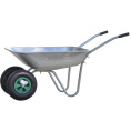 Тачка садовая BRADO 2x85 GARDEN до 85л, до 150 кг, 2x3.5-6, пневмо, ось 16*90