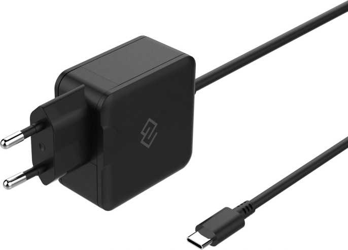 Адаптер питания Digma DM-U45-GAN, 5 - 20 В, 2.25A, 45Вт, черный