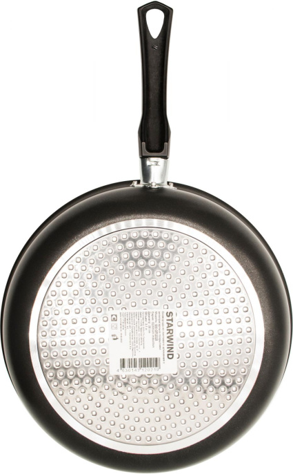 Сковорода Starwind Optimum induction SW-OPI2024 круглая 24см покрытие: Xylan Plus ручка несъемная без крышки черный
