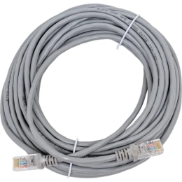 Коммутационный шнур патч-корд UTP RIPO Кабель для подключения интернета Cat5E, RJ45, 10 m 003-300027