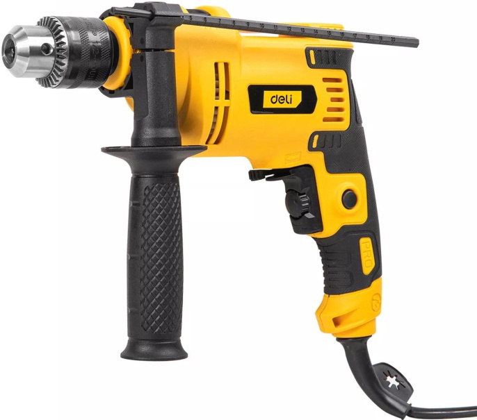 Дрель ударная Deli DL-CZ13-E1