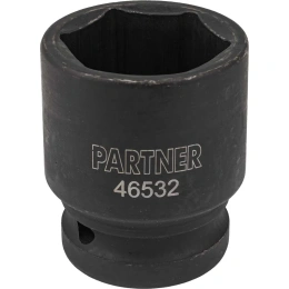 Головка ударная 6-гранная 32 мм, 3/4"DR Partner PA-46532(13006)