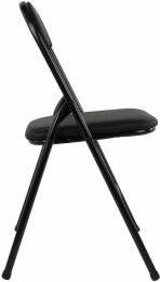 Стул Brabix Golf CF-007 комплект 4шт искусственная кожа черный металл черный на ножках 533032