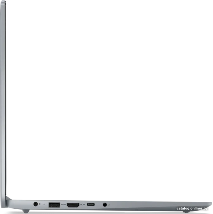 Ноутбук Lenovo IdeaPad Slim 3 15IRU8 82X700D6RK 15.6" 1920 x 1080, IPS, 60 Гц, Intel Core i3 1315U, 8 ГБ LPDDR5, SSD 512 ГБ, видеокарта встроенная, без ОС, цвет крышки серый, аккумулятор 47 Вт·ч, цвет корпуса серый