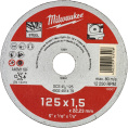 Диск отрезной Milwaukee SCS41 125x1.5 4932451479 по металлу, внутренний диаметр диска: 22мм