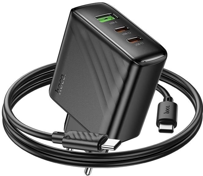 Сетевое зар./устр. Hoco CS26A Article 45W 3A PD+QC+AFC универсальное черный PD45W