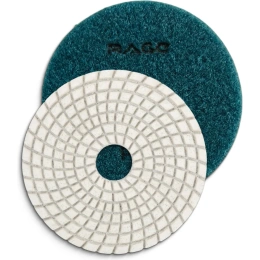 Алмазный гибкий шлифовальный круг RAGE By VIRA 100 мм P800 черепашка для керамогранита АГШК мокрое шлифование 558032