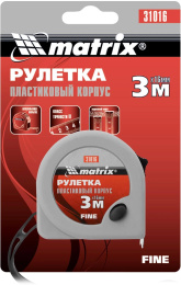 Рулетка строительная MATRIX Fine,  3м x16мм [31016     ]