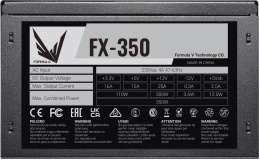 Блок питания Formula FX-350, 350Вт, 120мм, черный, retail