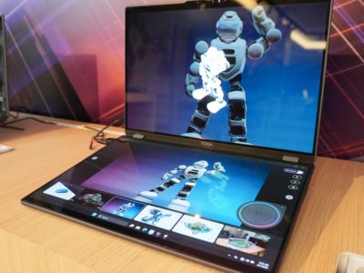 Новый двухэкранный ноутбук Lenovo может создавать 3D-картинку с помощью ИИ