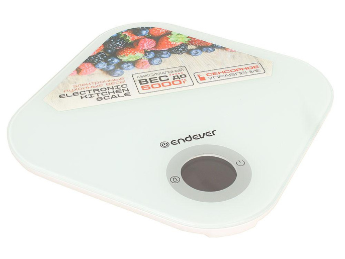 Весы кухонные ENDEVER Skyline KS-530, белый