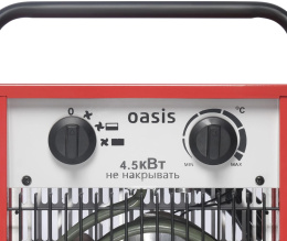 Тепловая пушка электрическая Oasis TP-45S 4500Вт красный/черный (TP-45S (U))