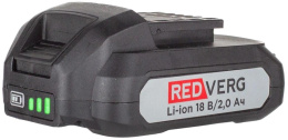 Батарея аккумуляторная REDVERG 730011, 18В, 2Ач, Li-Ion