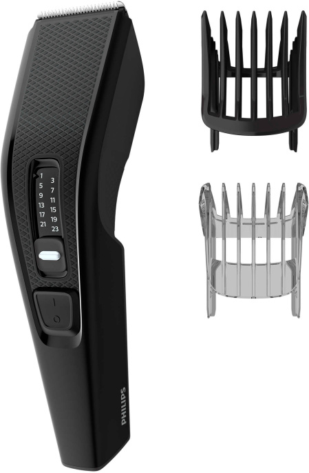Машинка для стрижки волос Philips HC3510/15 (для прически/для бороды и усов, длина стрижки: 0.5–23 мм, питание от сети, влажная чистка, не требует смазки)