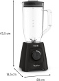 Блендер Moulinex Blendforce LM458810, стационарный, черный