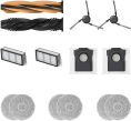 Компоненты Dreame Accessories Kit RAK64 совместимость: Dreame Robot Vacuum X50 Ultra series,X50 Master,L50 Ultra,L50 Pro Ultra,L40s Ultra,L40s Pro Ultra. TroboWave™ Detangling DuoBrush*1 set+Side Brush*2+Dust Box Filter*2+ Dust Collection Bag*2+mop clo