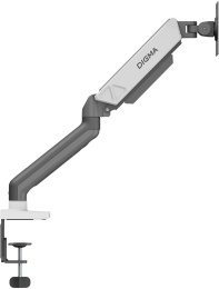 Кронштейн для мониторов ЖК Digma D-MM101, до 32", до 9кг, крепление к столешнице, поворот и наклон, серый