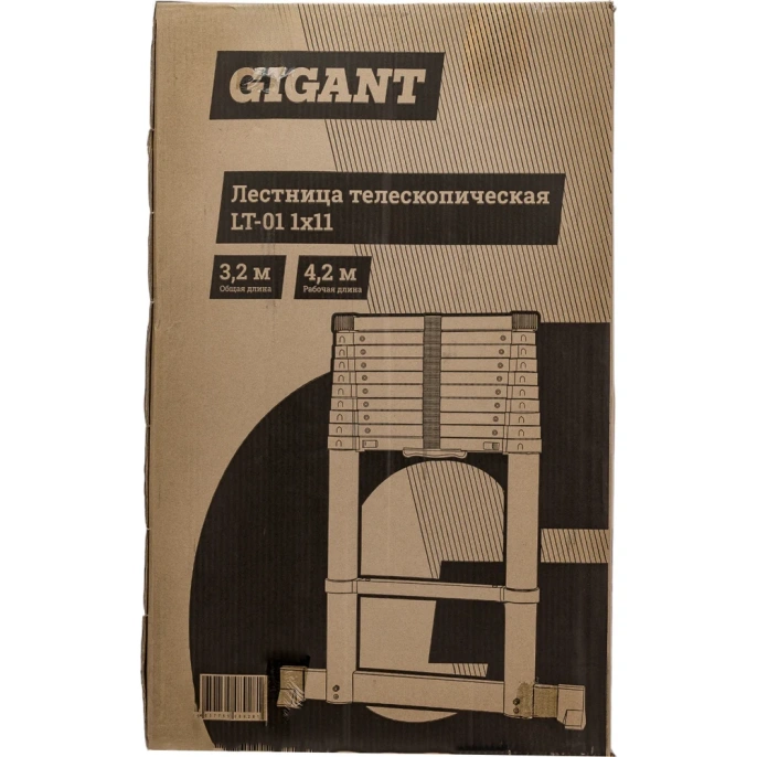 Телескопическая лестница Gigant 3.2м LT-01 1x11