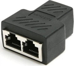 VCOM CT252S Разветвитель RJ-45 8P8C F --2 x 8P8C F ,FTP, ABS пластик, кат. 5e