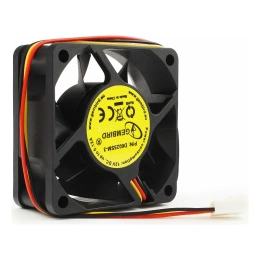Вентилятор Gembird 60x60x25, втулка, 3 pin, провод 25 см, D6025SM-3